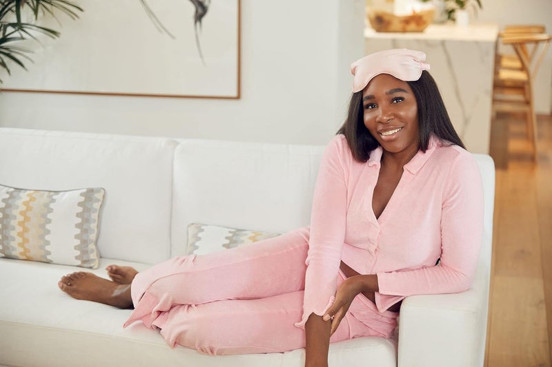 Asutra Silk Eye Pillow for Sleep, Light Pink - Filled w/Lavender Buds & Flax Seeds, Weighted Eye Mask, Meditation & Light Blocking Blindfold, Cooling Gel Mask Included - Image 4